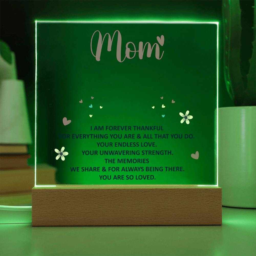 Keepsake Acrylic Bundle - mom - I am forever thankful