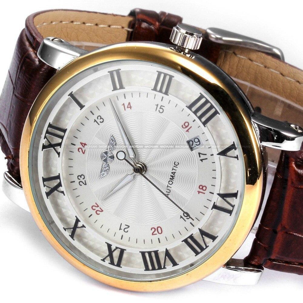 Modern Men Fashion Watch Sport Analog Military Leather Wristwatches Round Classic Design For Mens Stevvex