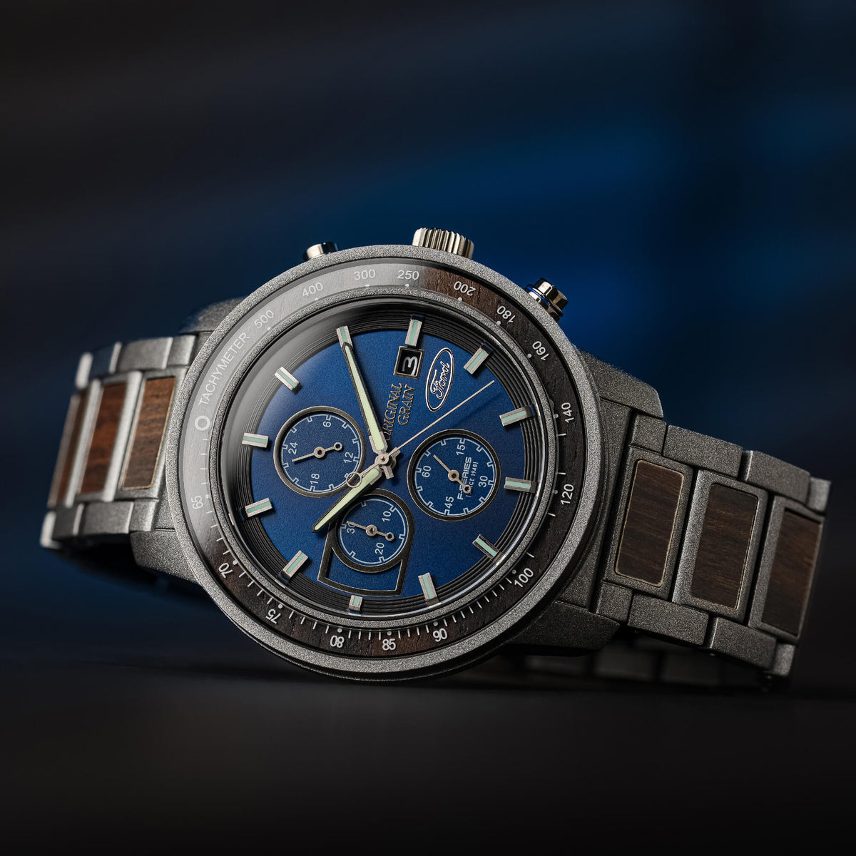 Ford.com Barrel Chrono 45mm Original Grain