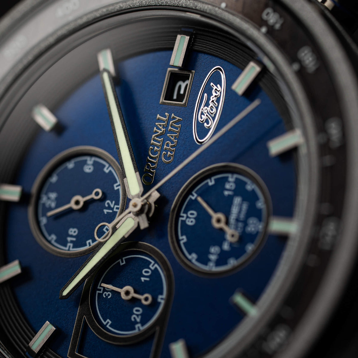 Ford.com Barrel Chrono 45mm Original Grain