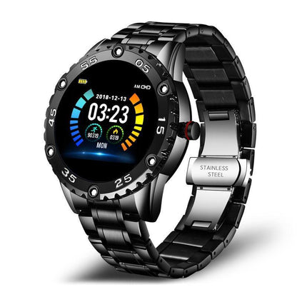 New Smart Watch For Men  With IP67 Waterproof Protecion and Heart Rate Fitness Tracker Pedometer For Android and IOS sistems Steel Band Sports Men Smart Watch Stevvex