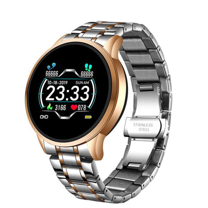 New Smart Watch For Men  With IP67 Waterproof Protecion and Heart Rate Fitness Tracker Pedometer For Android and IOS sistems Steel Band Sports Men Smart Watch Stevvex