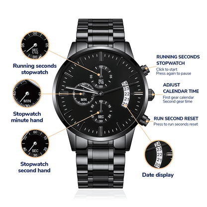 Men's Watch, Be Quick to Listen, James 1:19-20