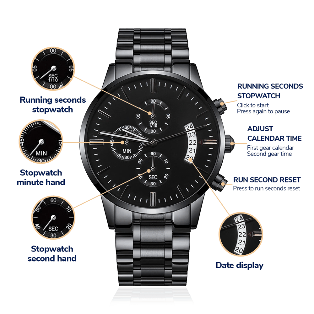 Men's Watch, Be Quick to Listen, James 1:19-20