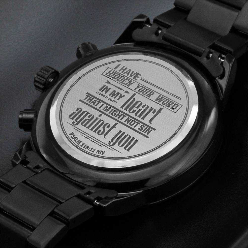 Men's Watch, I Have Hidden Your Word, Psalm 119:11