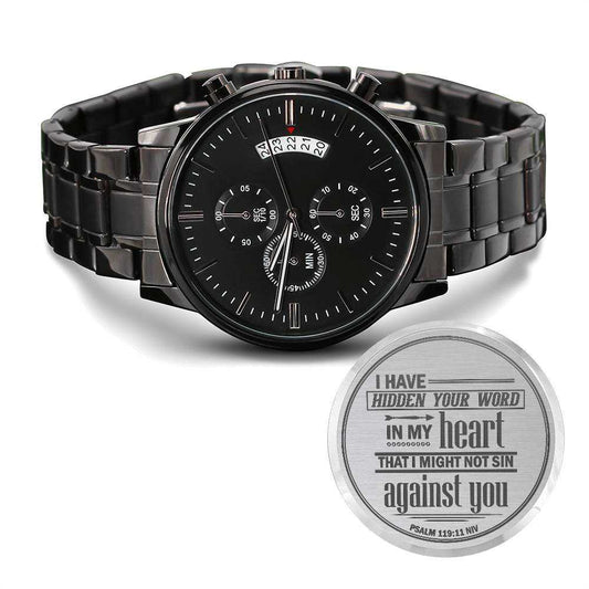 Men's Watch, I Have Hidden Your Word, Psalm 119:11
