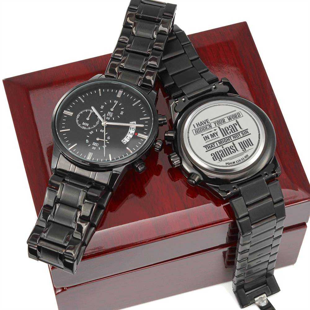 Men's Watch, I Have Hidden Your Word, Psalm 119:11