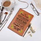 TO MY DAUGHTER PROUD LEATHER JOURNAL