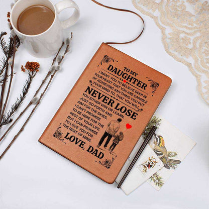 TO MY DAUGHTER PROMISE LEATHER JOURNAL