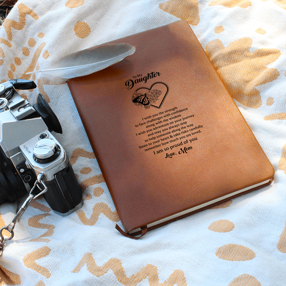 To My Daughter Butterfly Journal - Mom's Love Letter Notebook