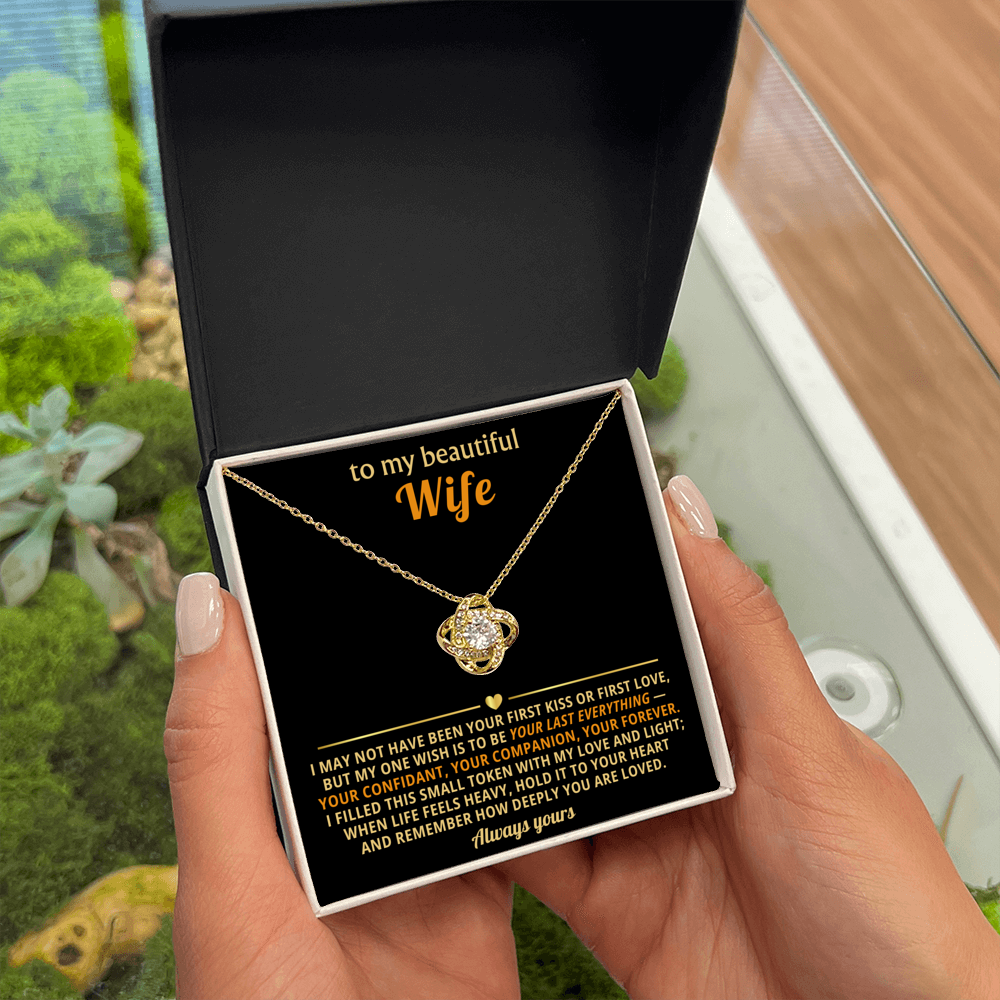 To my beautiful Wife,  I filled this small token with my love and light