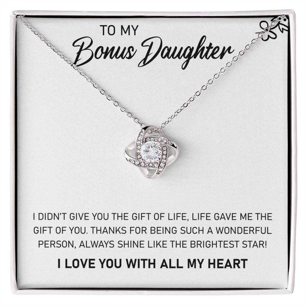 To My Bonus Daughter, Always Shine Like The Brightest Star