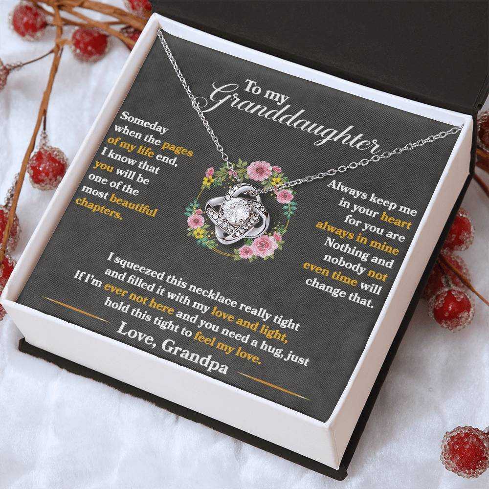 To My Granddaughter, Hold This Tight To Feel My Love