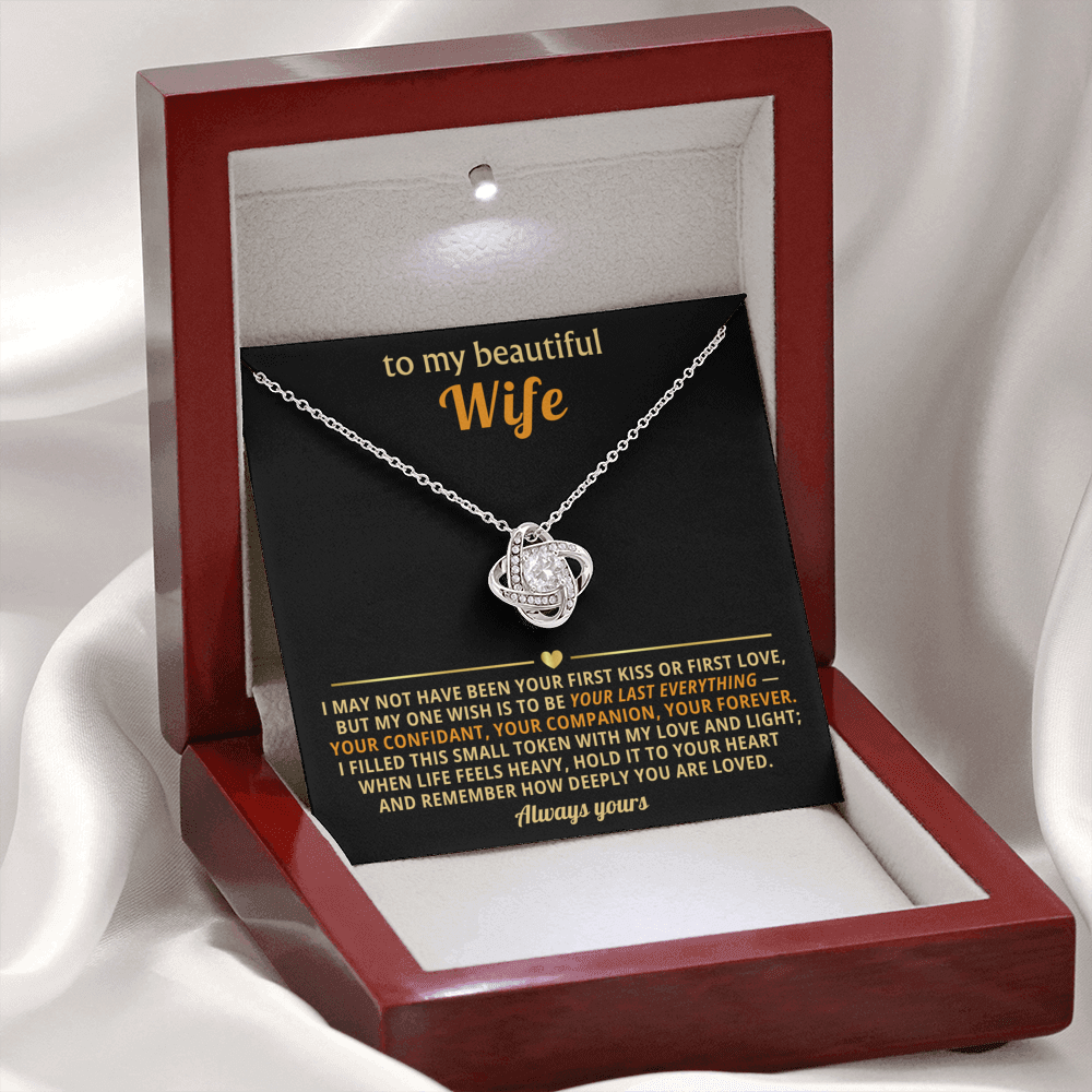 To my beautiful Wife,  I filled this small token with my love and light
