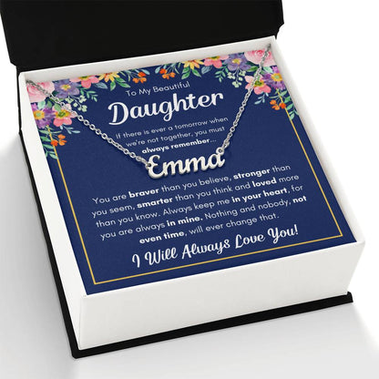 Personalized Name Necklace - Polished Stainless Steel 16"-18"