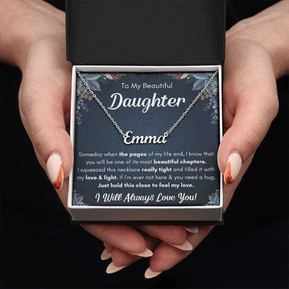 Personalized Name Necklace Gift Set for Daughter
