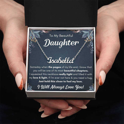 Personalized Name Necklace Gift Set for Daughter