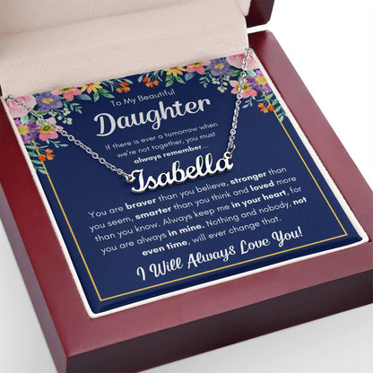 Personalized Name Necklace - Polished Stainless Steel 16"-18"