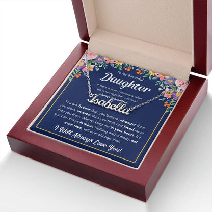 Personalized Name Necklace - Polished Stainless Steel 16"-18"