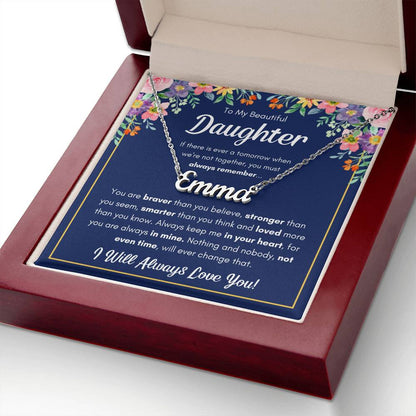 Personalized Name Necklace - Polished Stainless Steel 16"-18"