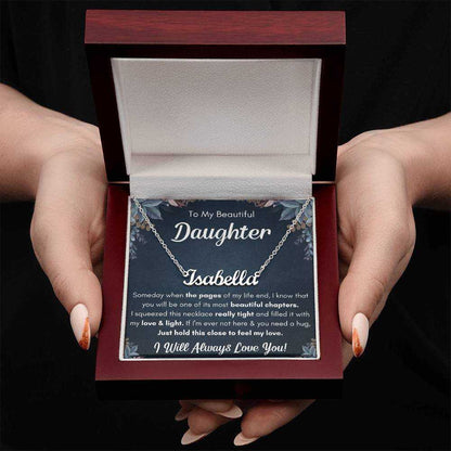 Personalized Name Necklace Gift Set for Daughter