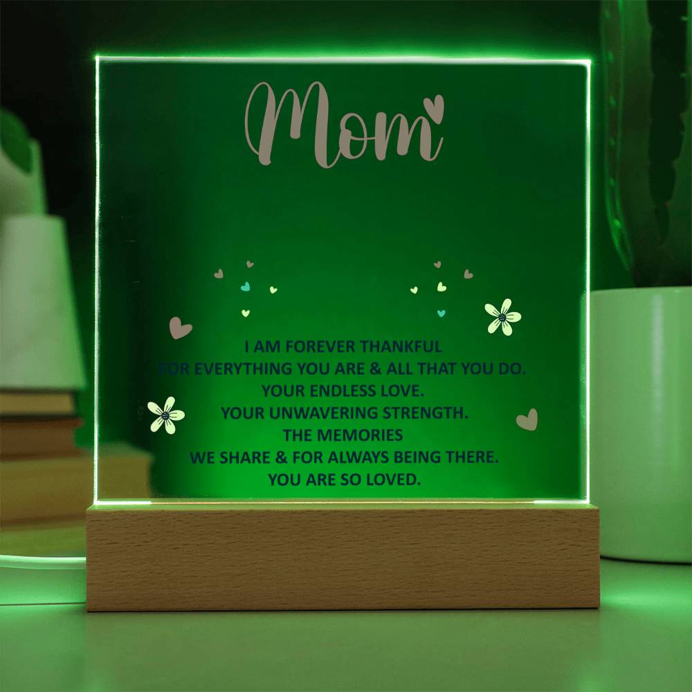 Keepsake Acrylic Bundle - mom - I am forever thankful