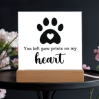 Keepsake Acrylic Bundle - You Left Pawprints In My Heart