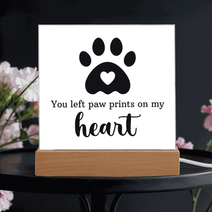 Keepsake Acrylic Bundle - You Left Pawprints In My Heart