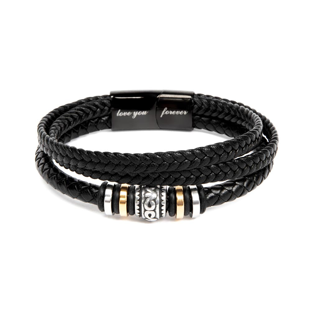 Love You Forever To My Grandson Bracelet Achieve Anything