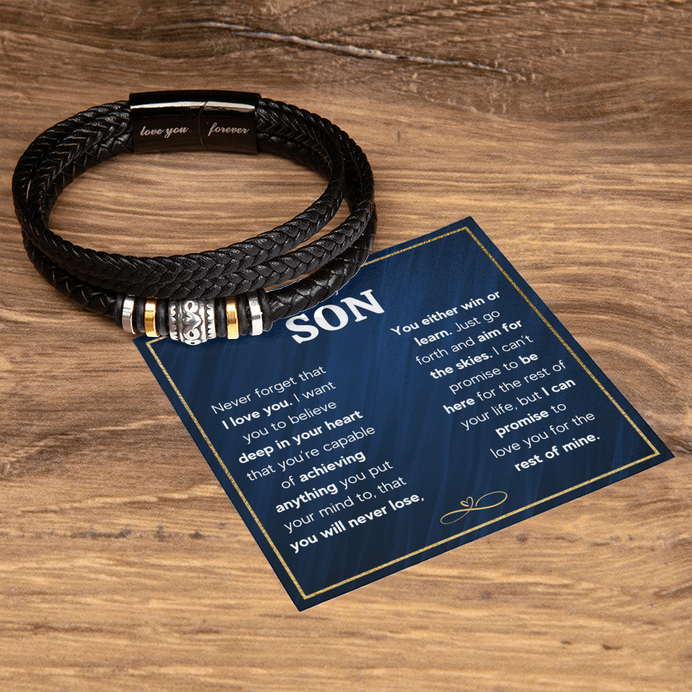 TO MY SON SKIES BRACELET