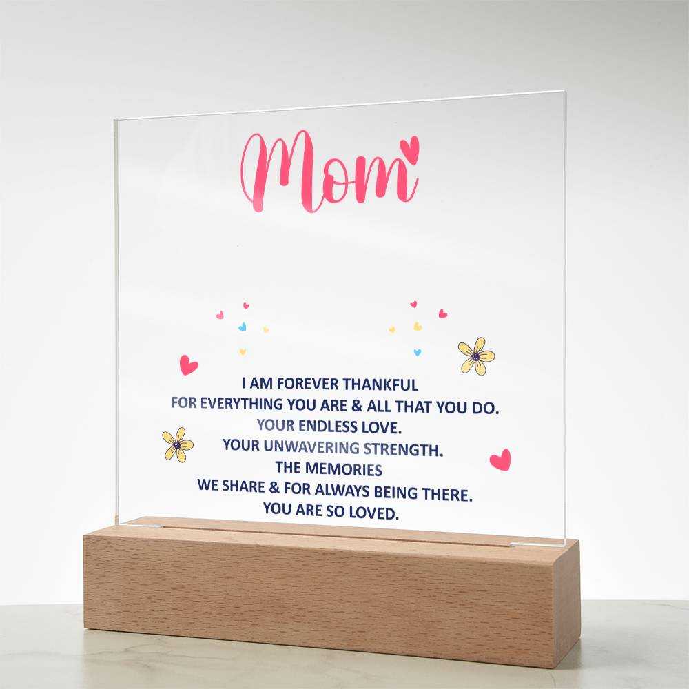 Keepsake Acrylic Bundle - mom - I am forever thankful