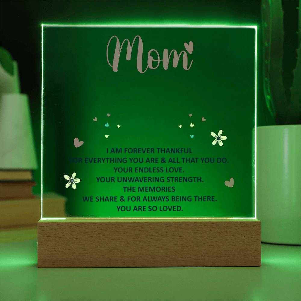 Keepsake Acrylic Bundle - mom - I am forever thankful