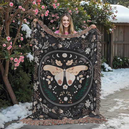 Bohemian Butterfly - Woven Blanket