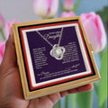 Chapters Cross - Daughter Birthday Necklace with Rose Box