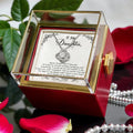 Breathing Interlocking - Daughter Birthday Necklace with Rose Box