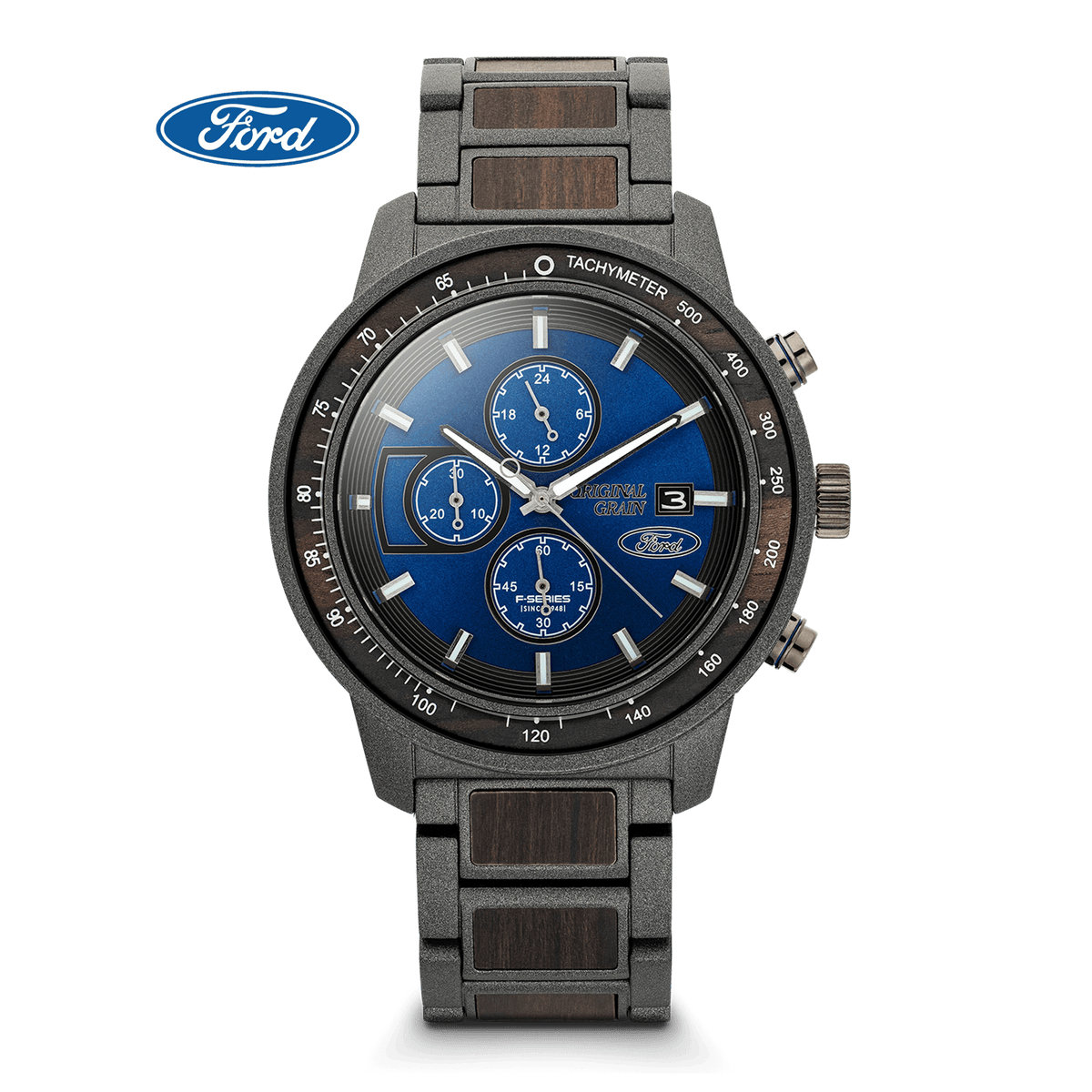 Ford.com Barrel Chrono 45mm Original Grain