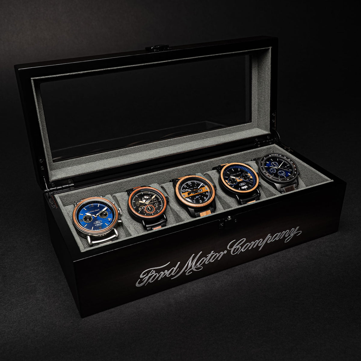Ford .com Ebony 5 Watch Holder Original Grain
