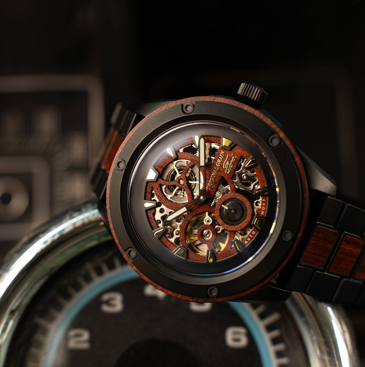 Ford.com Heritage Rugged Automatic 44mm Original Grain