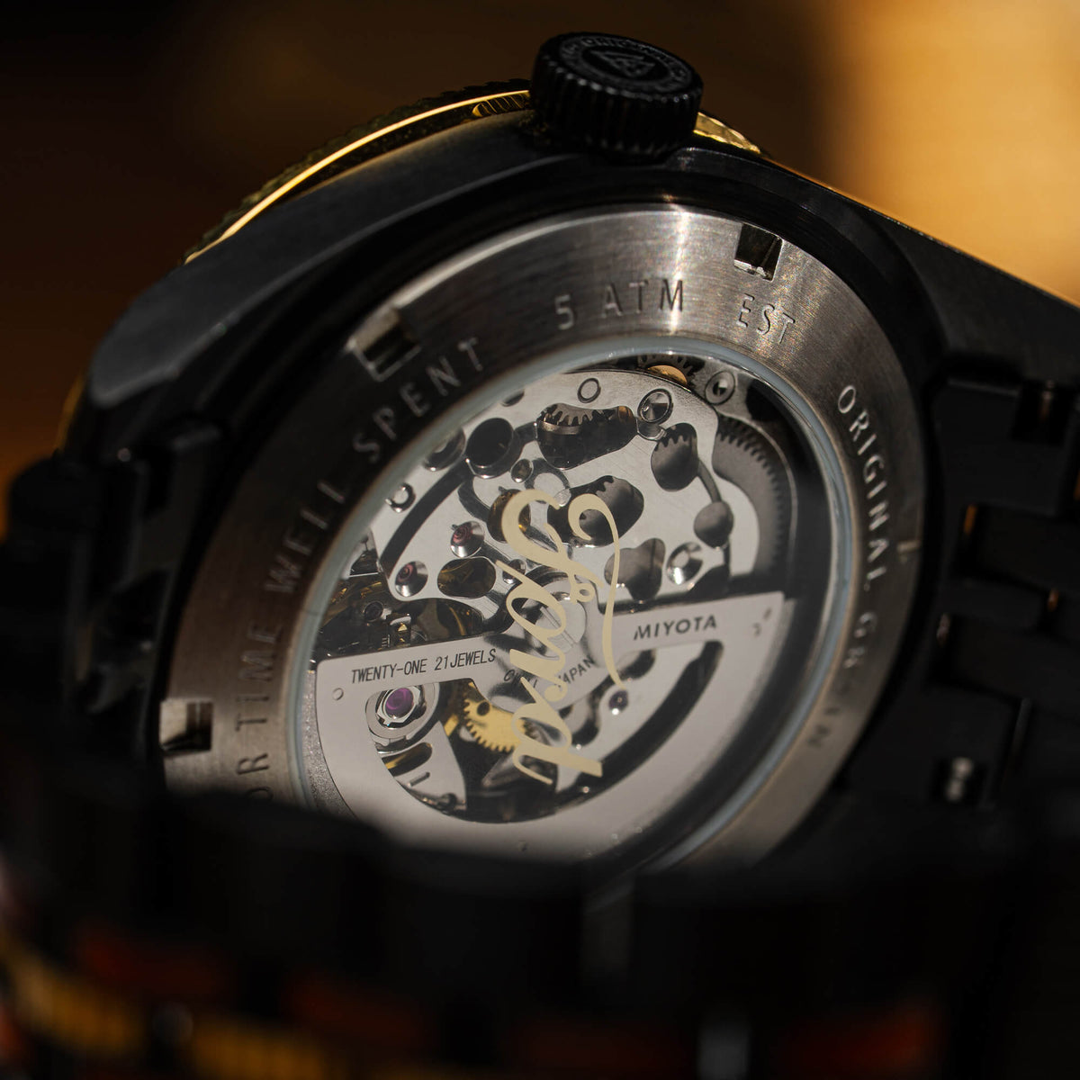 Ford.com Vintage Gold Automatic 40mm Original Grain