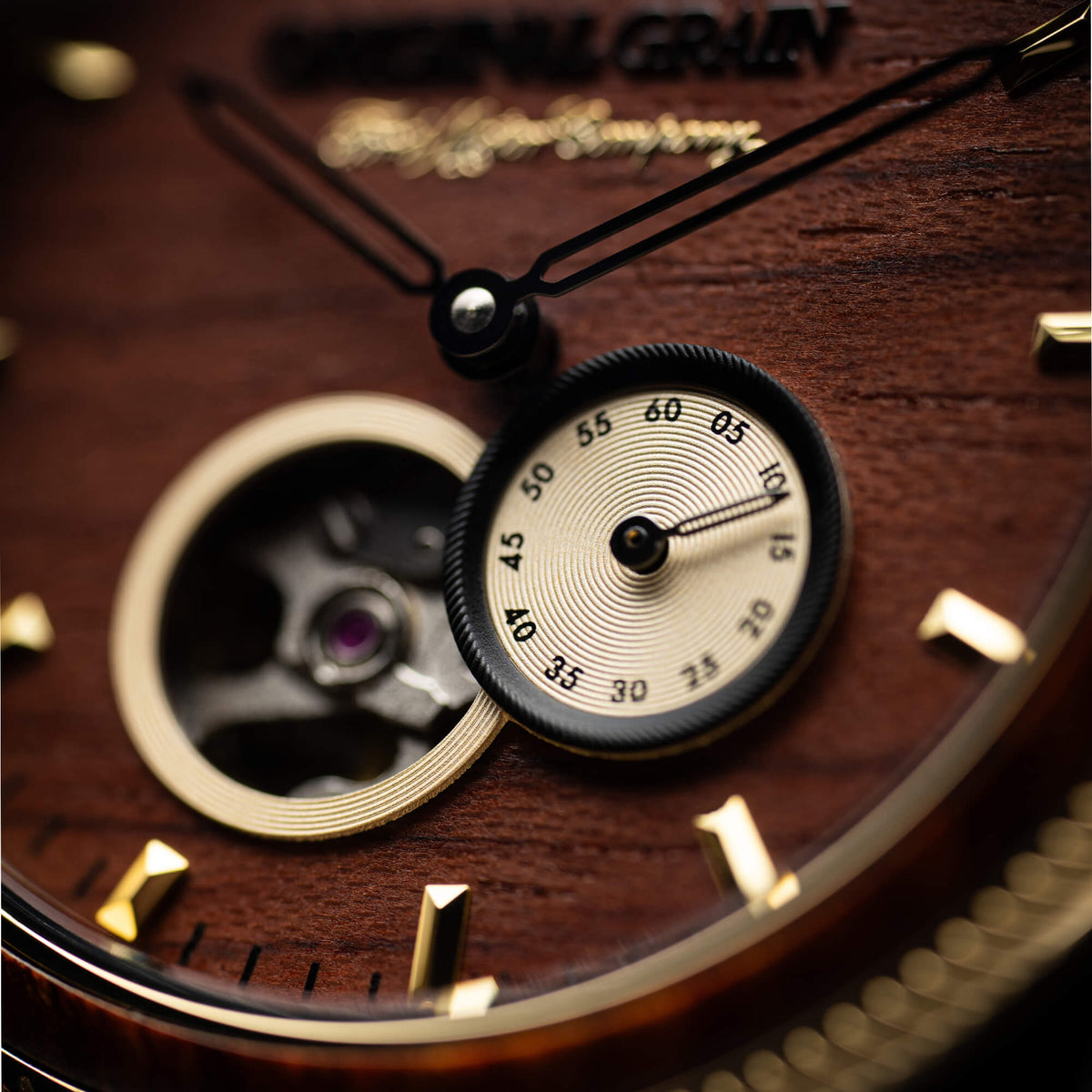 Ford.com Vintage Gold Automatic 40mm Original Grain