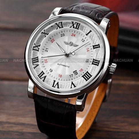 Modern Men Fashion Watch Sport Analog Military Leather Wristwatches Round Classic Design For Mens Stevvex