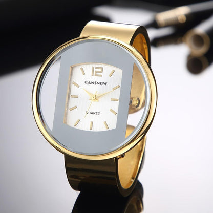 Fashion Gold Classic Women's Watches Luxury Stainless Steel Design Wrist Watch For Women Stevvex