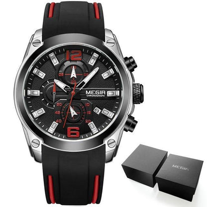 New Men's Modern Quartz Watches Analog Waterproof Fashion Luminous Wristswatch For Man Stevvex