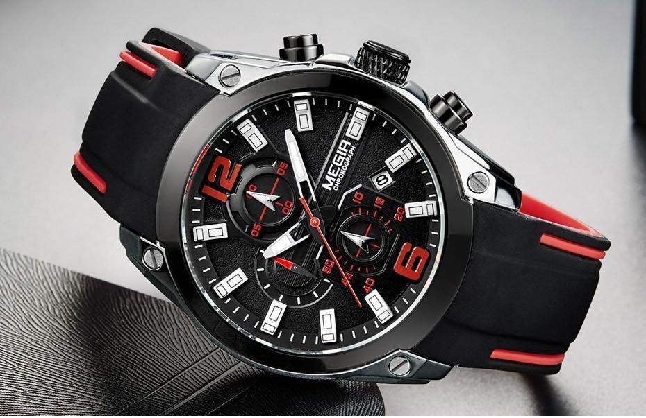 New Men's Modern Quartz Watches Analog Waterproof Fashion Luminous Wristswatch For Man Stevvex