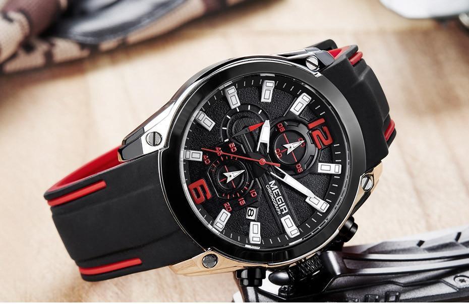 New Men's Modern Quartz Watches Analog Waterproof Fashion Luminous Wristswatch For Man Stevvex