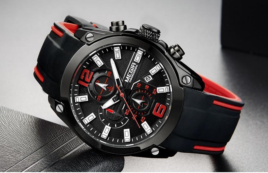 New Men's Modern Quartz Watches Analog Waterproof Fashion Luminous Wristswatch For Man Stevvex