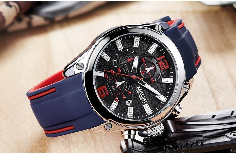New Men's Modern Quartz Watches Analog Waterproof Fashion Luminous Wristswatch For Man Stevvex