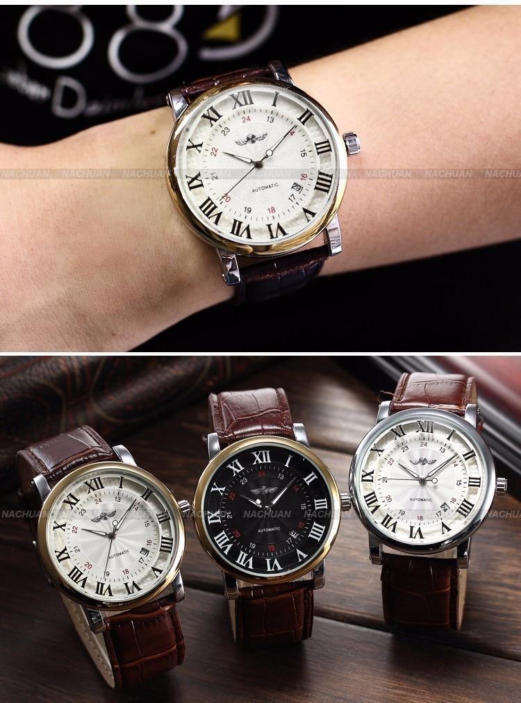 Modern Men Fashion Watch Sport Analog Military Leather Wristwatches Round Classic Design For Mens Stevvex