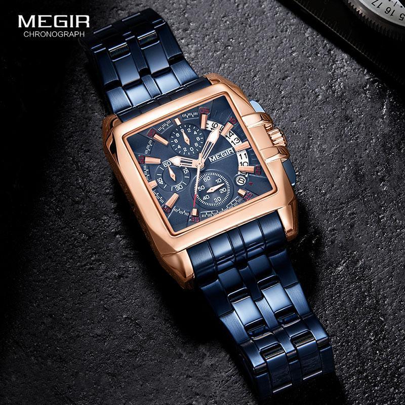 New Business Men's Watches Analog Waterproof Luminous Quartz Men Stylish Wrist Watch Stevvex