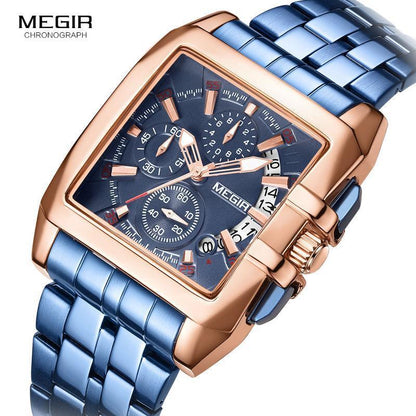 New Business Men's Watches Analog Waterproof Luminous Quartz Men Stylish Wrist Watch Stevvex
